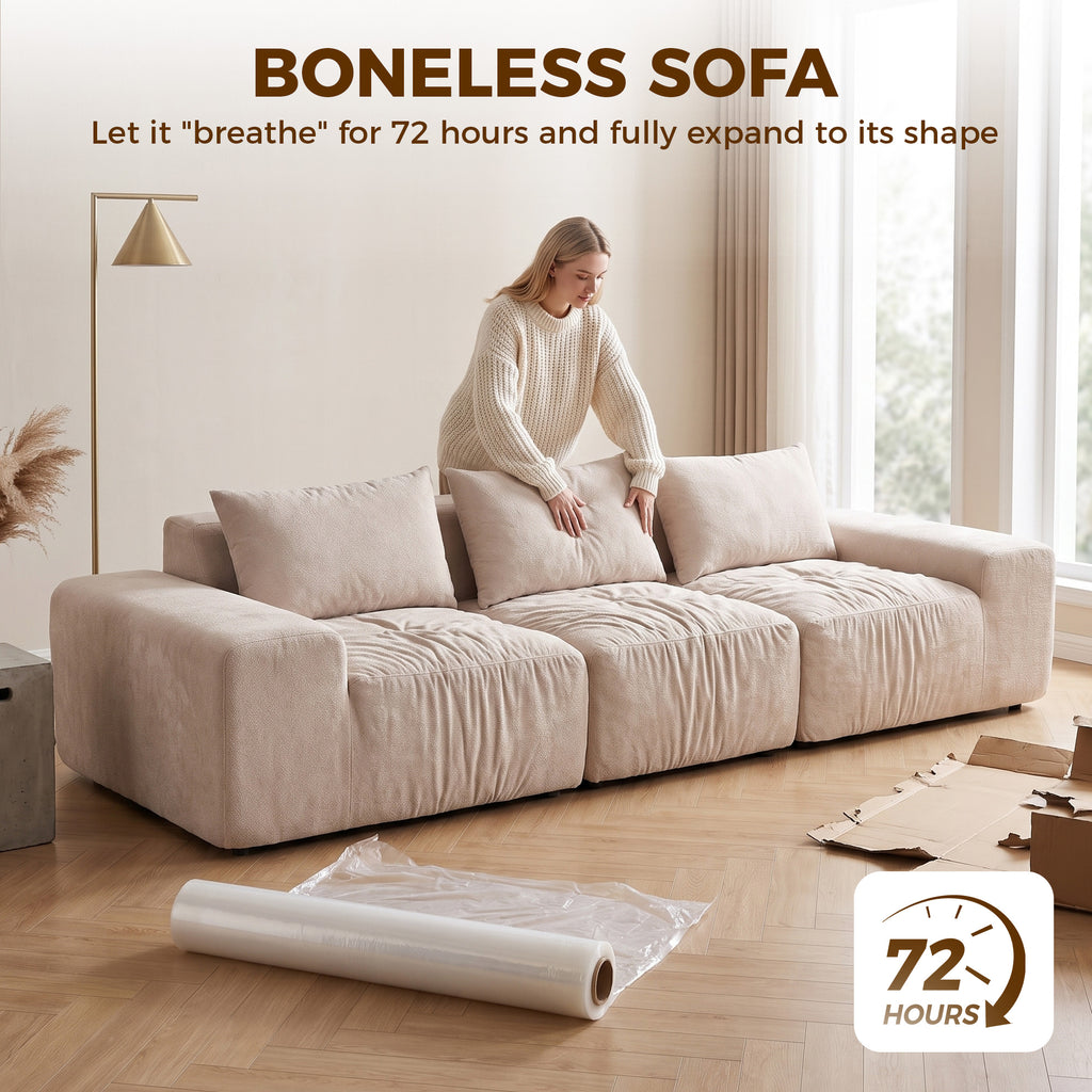 Canapé modulaire en chenille — 320 cm