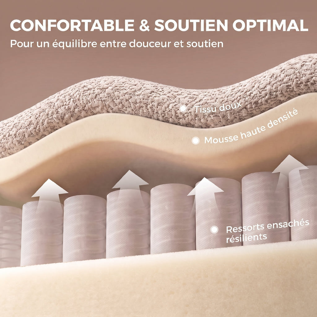 Canapé modulaire en chenille — 320 cm